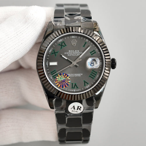 DATEJUST 41MM CUSTOM BLACK PVD WIMBLEDON DIAL